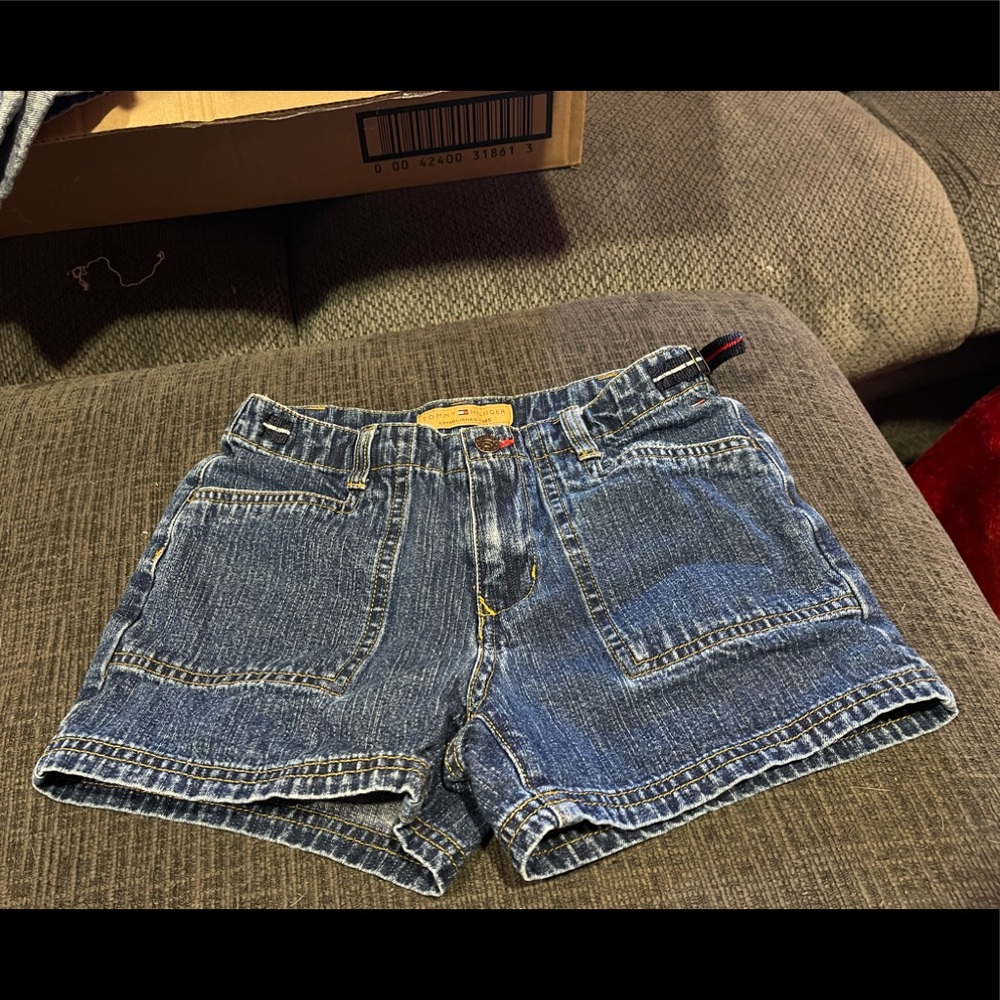 Tommy Hilfiger jean shorts size 10 children